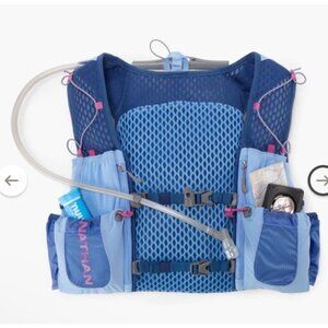 Nathan Sport VaproAiress 3.0 7L Owen's Periwinkle HydraPak NWT L-XXL Women's $18